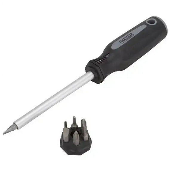 Vulcan SDZ-0319 Telescoping Magnetic Pick-Up Screwdriver & Bit Set, 8-In-1, Each