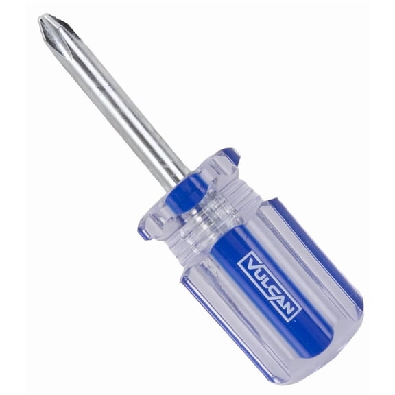 Toolbasix Screwdriver, NO 2 Magnetic Tip, Phillips Point, 1-1/2 in, Transparent Handle, Chrome Vanad