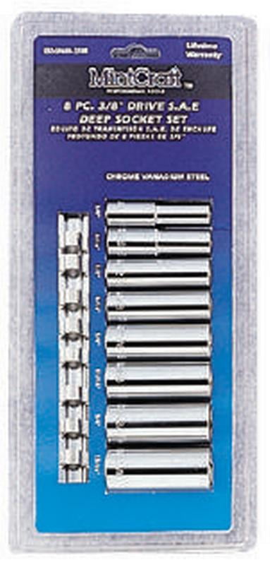 Socket Set 8pc 3/8 Drive Deep - Walmart.com