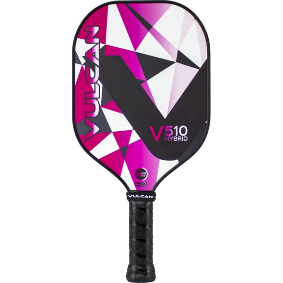 Vulcan V510 Hybrid Pickleball Paddle (Pink Geo)