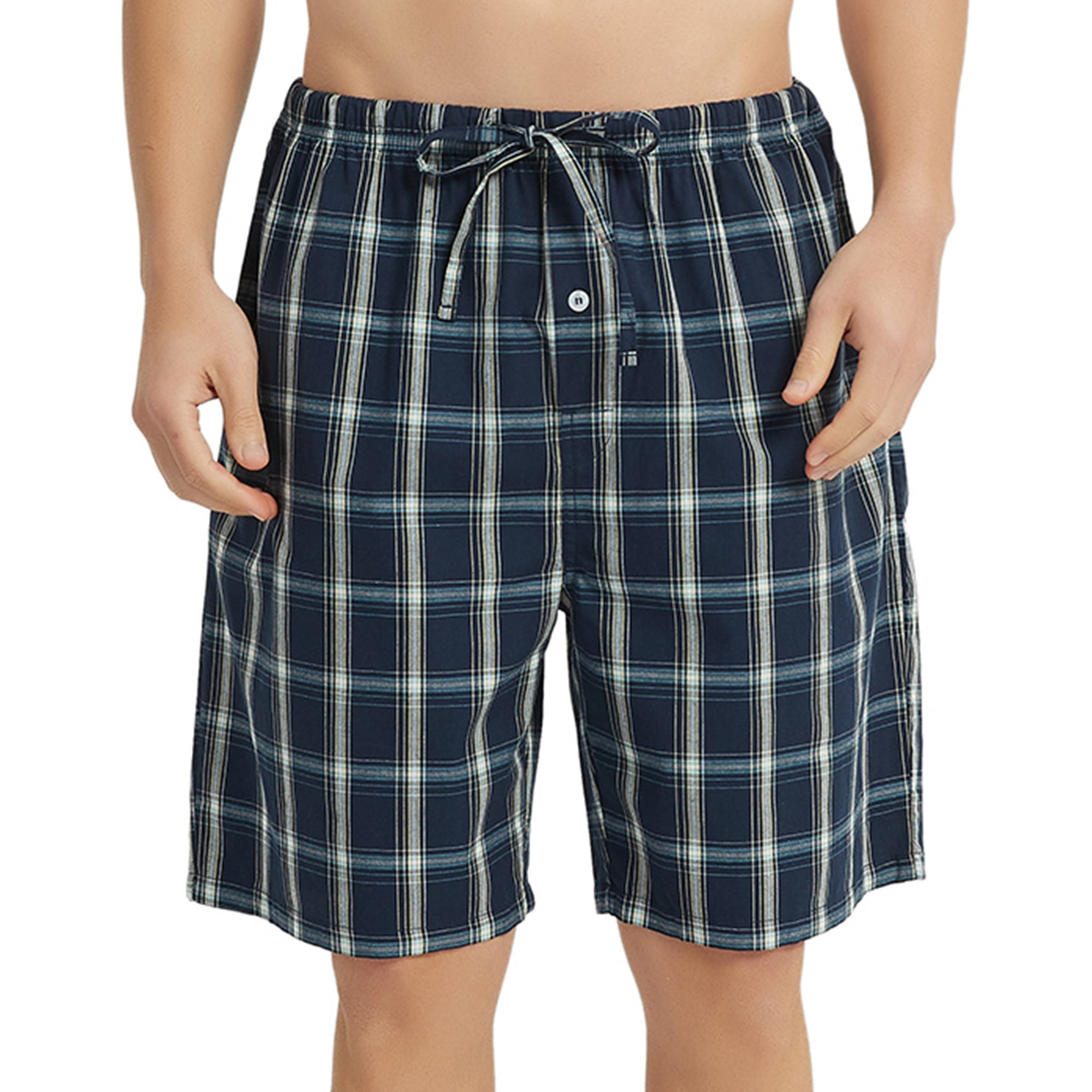 Vulcanodon Mens 100 Cotton Pajama Shorts Soft Lounge Pajama Pants vulcanodon-mens-100-cotton-pajama-shorts-soft-lounge-pajama-pants