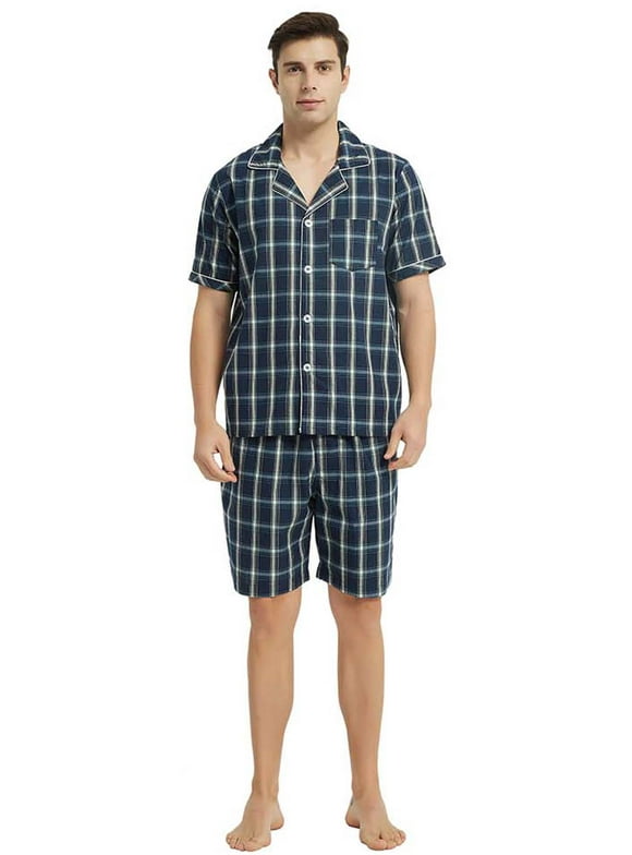 Mens Short Pajama Sets