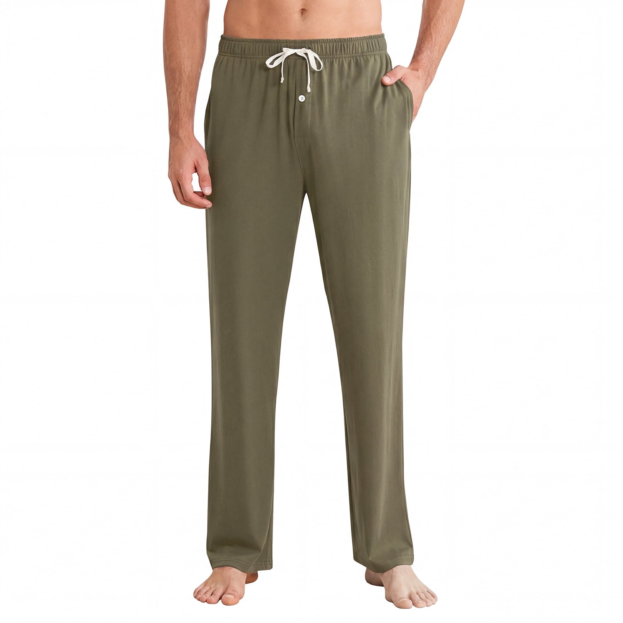 Vulcanodon Mens Pajama Pants Cotton Lightweight Sleep Lounge Pants PJ ...