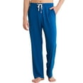 thumbnail image 1 of Vulcanodon Mens Pajama Pants, Soft Lounge Pant with Pockets Lightweight Sleep Pj Bottoms,(Royal Blue,2XL), 1 of 5