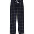 thumbnail image 1 of Vulcanodon Mens Plaid Sleep Pants, Cotton Pajama Pants with Pockets, Soft Lounge Pajama Bottoms for Men (Black-plaid, Large), 1 of 6