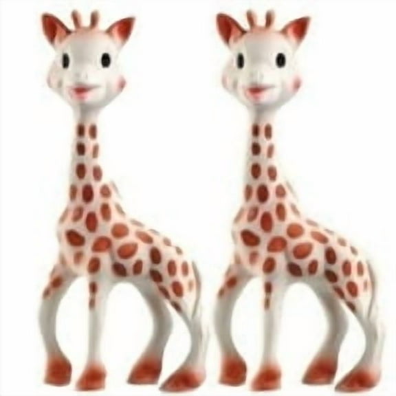 vulli sophie the giraffe teether set of 2, beige,