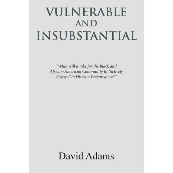 Vulnerable and Insubstantial: What Will It Take?, (Paperback)