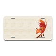 thumbnail image 1 of Vulpes Fox Aluminum License Plate| License Plate 12" X 6" Fits Any Car, Truck, SUV, RV, or Trailer | Made in The USA, 1 of 3