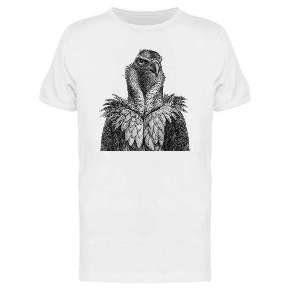 Vulture Head  T-Shirt Men -Image by Shutterstock, Male XX-Large