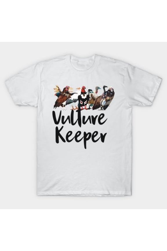 Vulture Keeper Funny Zookeeper Bird Of Prey Retro Job Pride Animal Graphic H669 Unisex T-Shirt, Up to 5XL
