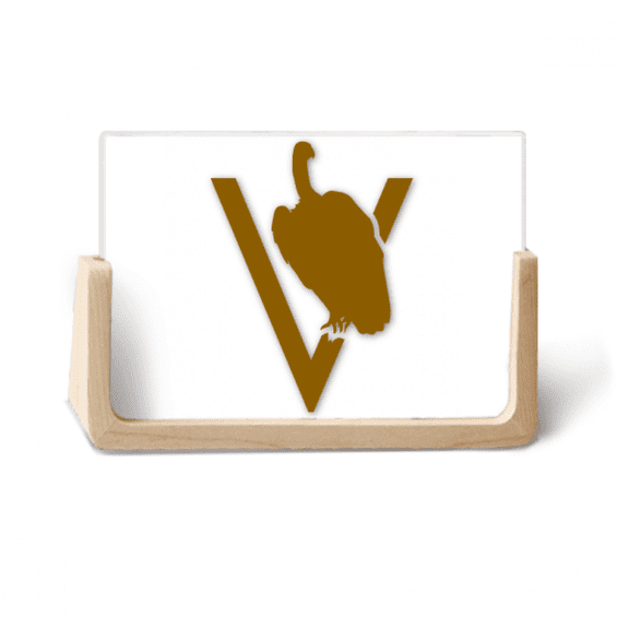 Vultures Branches Stops Searches Photo Wooden Photo Frame Tabletop Display