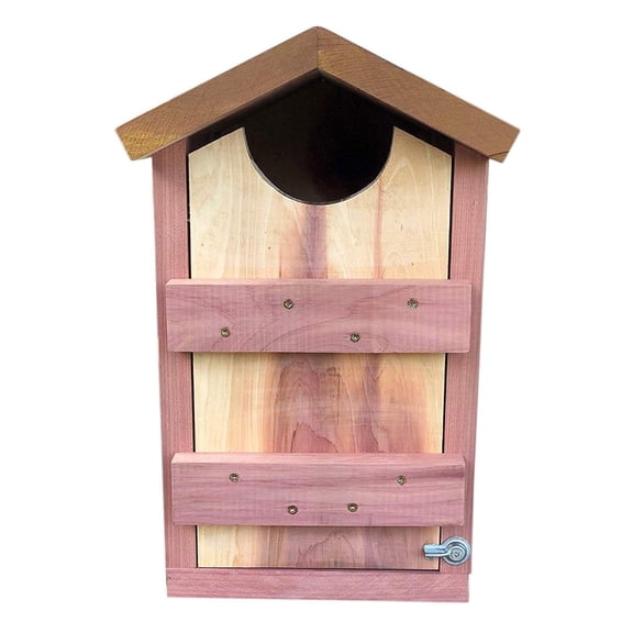 Vundahboah Amish Goods Wooden Wild Bird Owl House