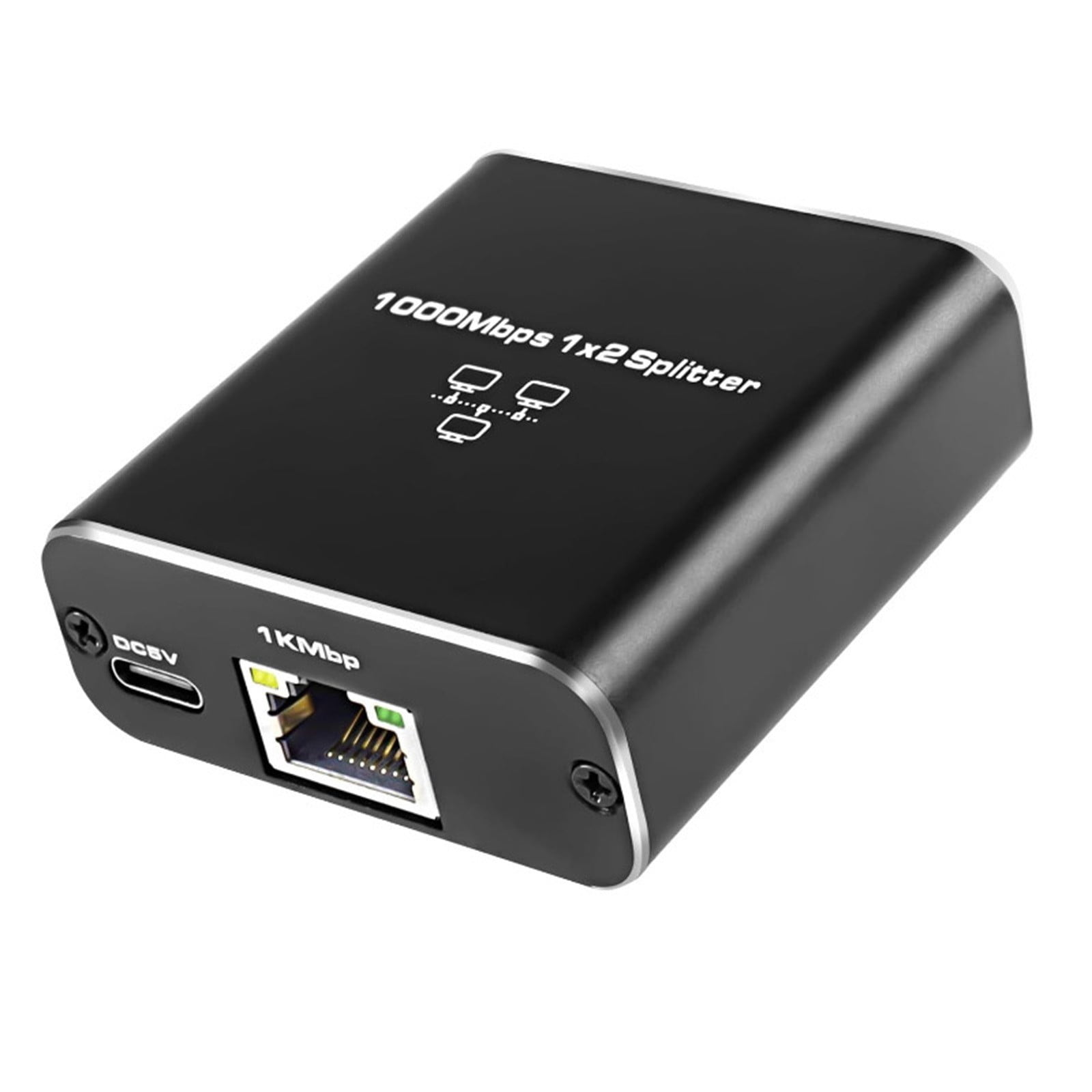 Vuygyu Etherne T Gigabit Network Splitter RJ45 1 To 2 1000 100Mbps vuygyu-etherne-t-gigabit-network-splitter-rj45-1-to-2-1000-100mbps