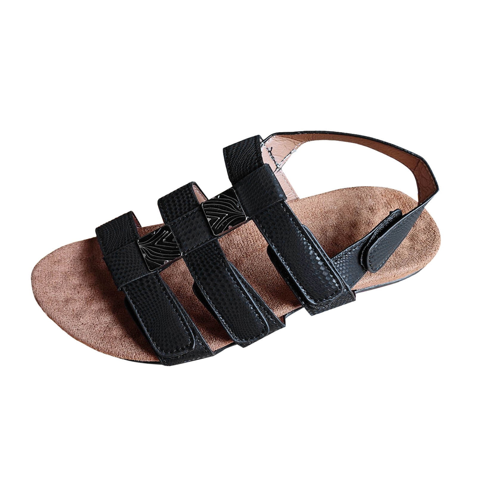 Vuygyu Ladies Casual Sandals Fashionable Flat Casual Sandals Slide
