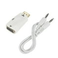 Vuygyu Male To VGA Female Converter Female Adapter To Projector TV With