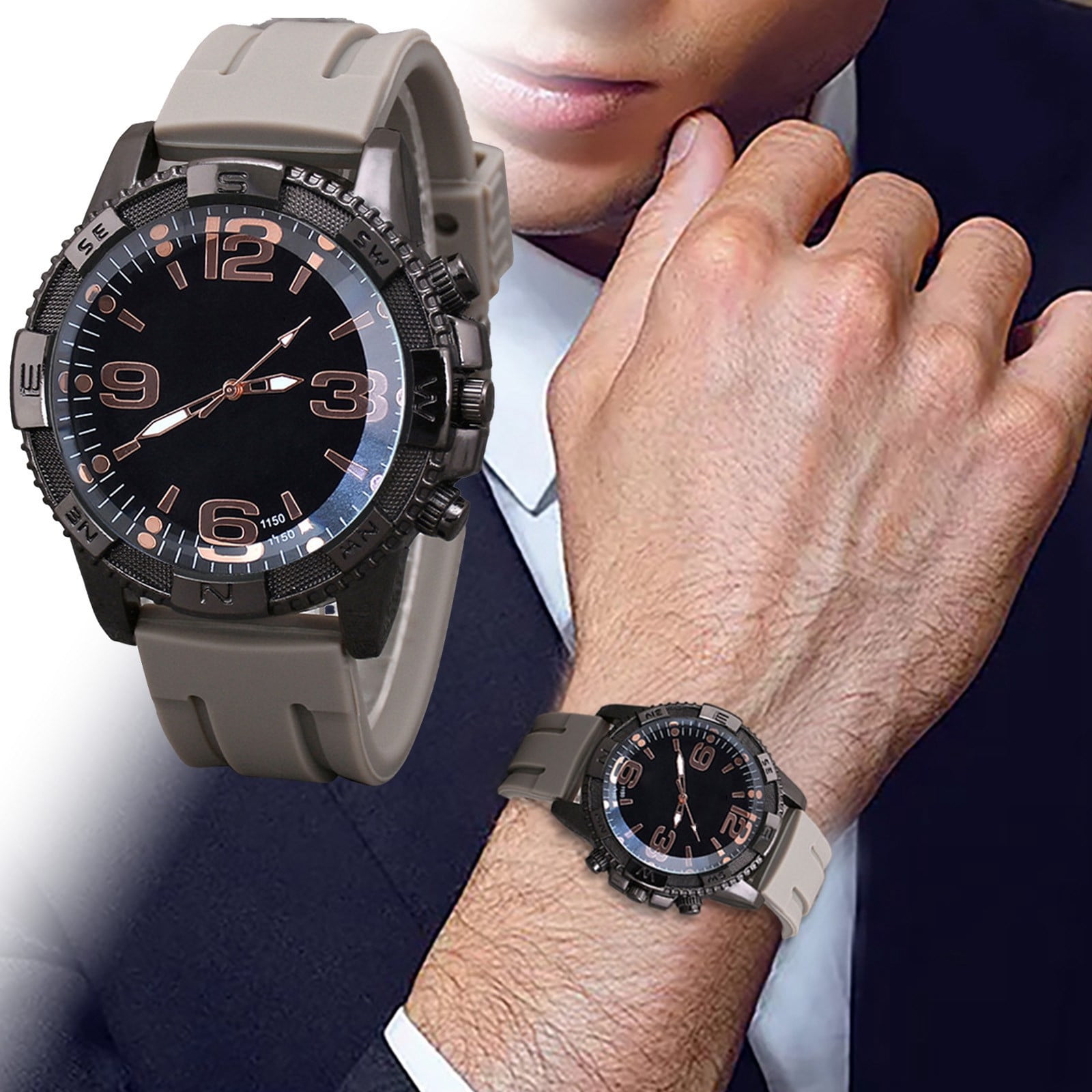 Vuygyu Men's Fashion Watch With Precise Timing Men's Leisure Business