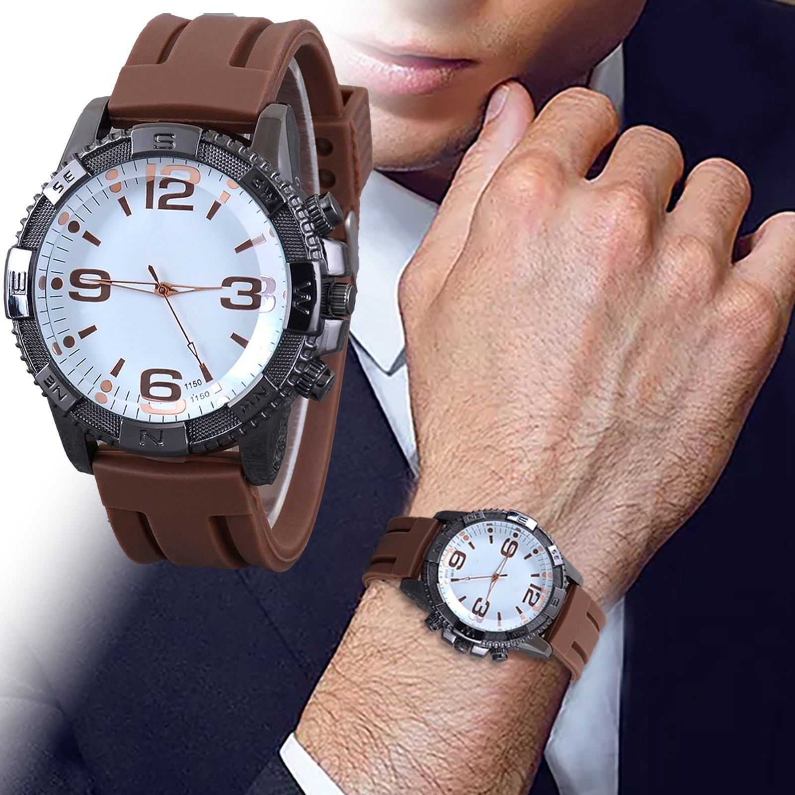 Vuygyu Men's Fashion Watch With Precise Timing Men's Leisure Business