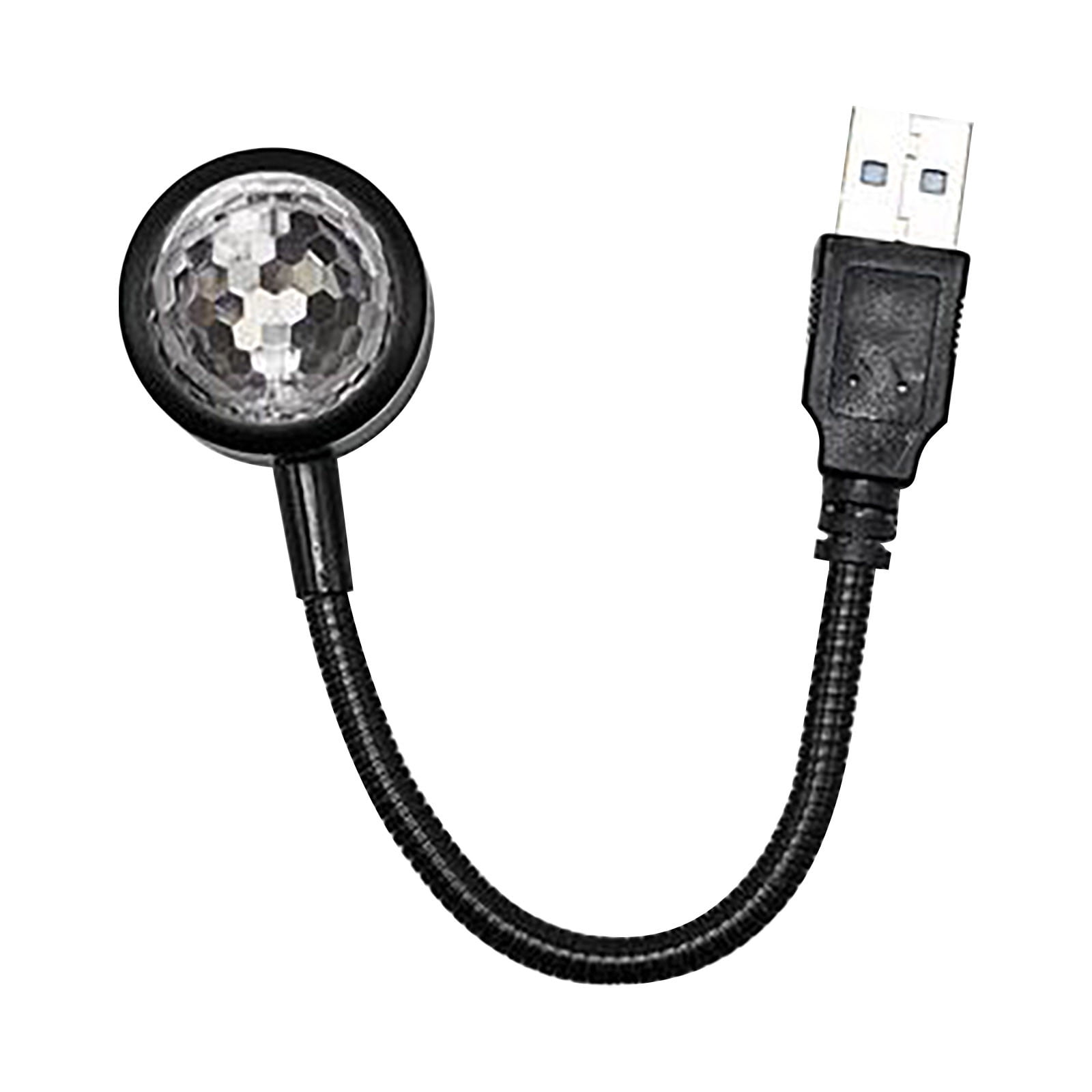 Vuygyu Mini Seven Color Voice Activated LED Lights Car Interior Lights