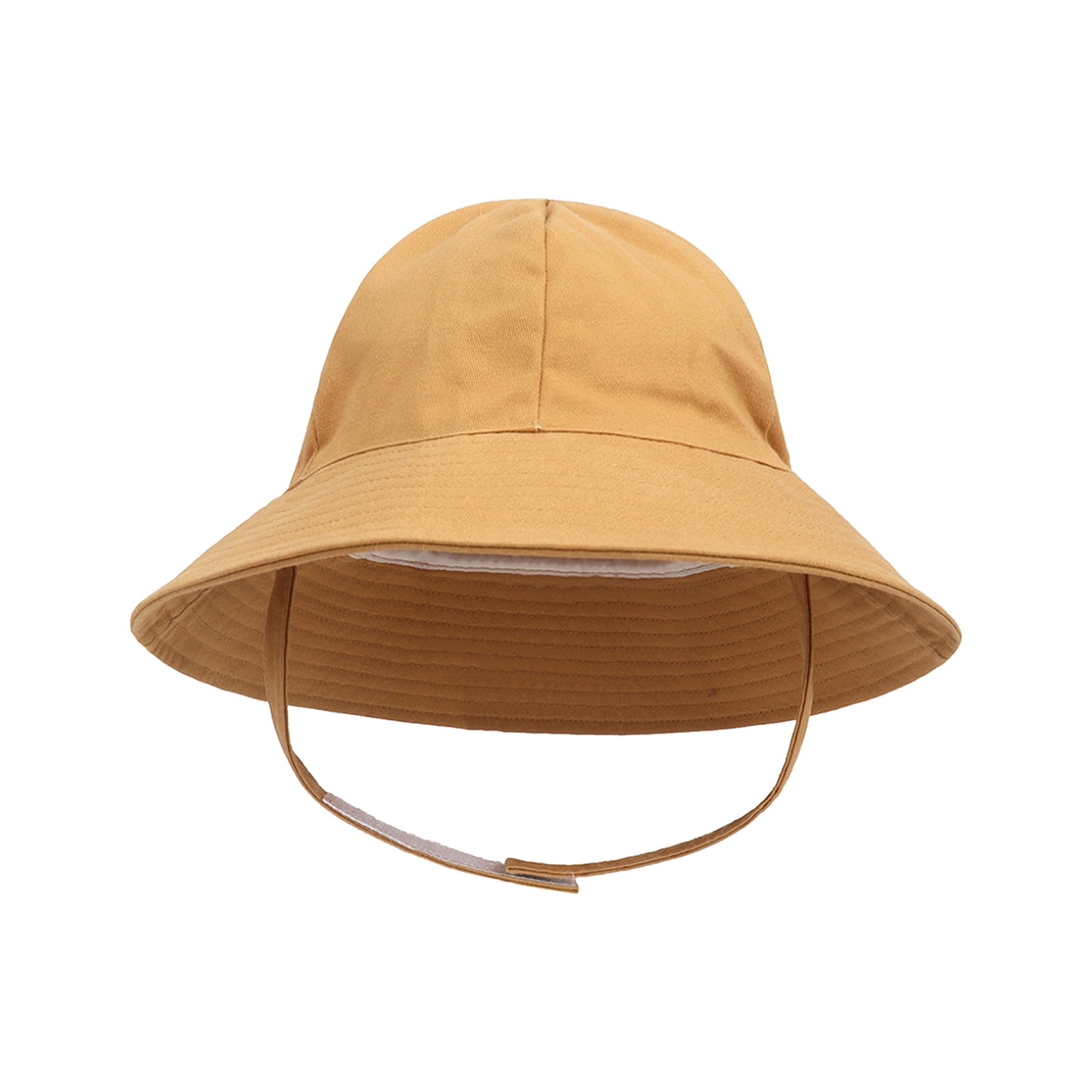 Vuygyu Toddler Bucket Hat Solid Cap Boys Hat Baby Sun Hat Kids Beach