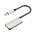 Vuygyu USB C Headphone Jack Adapter 2 In 1 USB Type C To Hi Res 3.5mm
