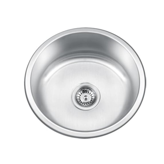 Vuzati 16" X 16" Undermount Round Shape Stainless Steel Kitchen/Bar Sink