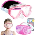 thumbnail image 1 of Vvinca Kids Goggles Snorkel Mask Diving Mask Swimming Goggles with Nose Cover and Straps Cover for Kids and Youth Age 6-14, 1 of 9