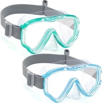 Vvinca Kids-Goggles with Nose Cover, Diving Mask Elastic Fabric Strap ...