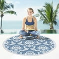 thumbnail image 1 of Vwrxbz Oversized 60-Inch Round Microfiber Beach Towel - Quick-Dry, Sandproof, Lightweight 300g, Vibrant Print, Multi-Purpose for Beach, Pool, Yoga, Travel and Picnics, 1 of 7