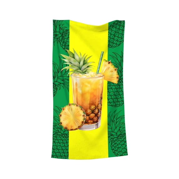 Vwrxbz Oversized Beach Towel - Sandproof Microfiber, Super Absorbent & Quick-Dry, 32"x63" Extra Large, Multicolor Fade-Resistant Design for Beach, Pool, Travel, Camping, Picnic, Yoga