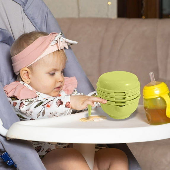 Vxdvou 10 Piece Baby Complementary Food Grinder Set, Manual Juicer & Grinding Bowl for Baby Food Preparation, Multifunctional Grinding Tools for Nutritional Baby Meals & Smoothies