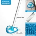 thumbnail image 1 of Vxdvou 180° Rotating Triangular Dirty Mop, Wet & Dry Cleaning, Extendable for Narrow Spaces, Soft & Absorbent Cleaning Mop, Easy Installation & Maintenance, for Home Floors & Surface Care, 1 of 2