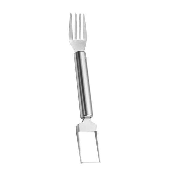 Vxdvou 2-in-1 Watermelon Cutter & Fork, Stainless Steel Watermelon Slicer, Easy Fruit Cutter for Summer Parties, Kitchen Gadgets for Family, Portable Tool for Outdoor Camping & Dining