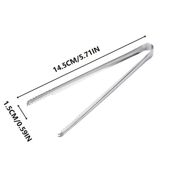 Vxdvou 304 Stainless Steel Ice Clamp, Multi-Functional Food & Ice Clip, Heavy Duty Gripping Clamp for Kitchen, Bar, Restaurant Use, Perfect for Food Handling and Bar Essentials, Home & Kitchen