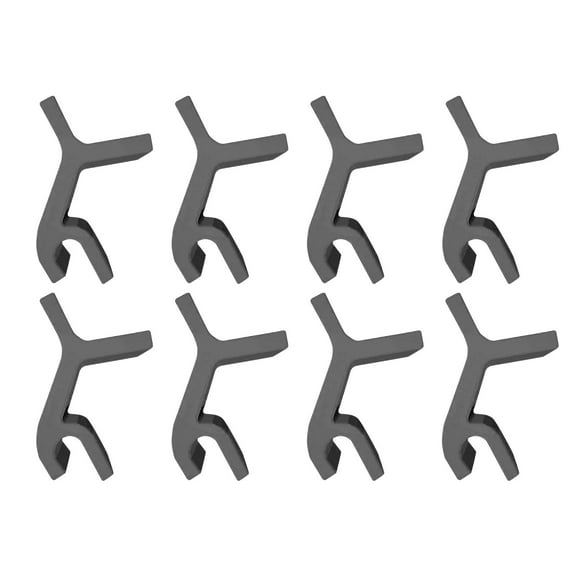 Vxdvou 8pcs Baking Sheet Stackers, Tray Stackers for Oven, Space Saving Plastic Tray Holders, Reusable Storage for Kitchen Organization, Stacking Clips for Drying & Cooking