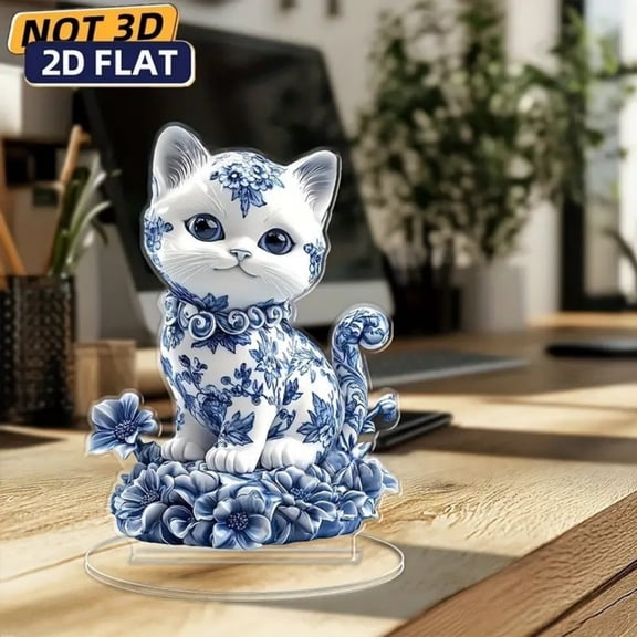 Vxdvou Acrylic Figurine Display Stand, Transparent Home Décor, Modern Desktop Decorative Piece for Shelf Display, Photos, Quotes & Mementos, Stylish Storage Solution