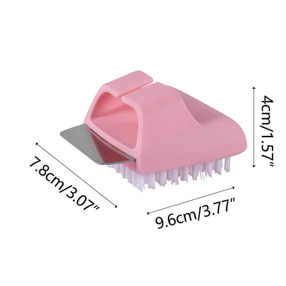 Vxdvou BBQ Grill Brush, 2-in-1 BBQ Tool for Outdoor Grills & Smokers, Stainless Steel & Nylon Bristles for Cleaning BBQs, Ovens, Kitchen Appliances, Easy to Use & Clean