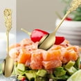 thumbnail image 1 of Vxdvou Christmas Stainless Steel Rose Spoon Fork Set, Coffee Stirring Dessert Forks for Holiday Table, Elegant Kitchen Accessories & Christmas Gifts for Home Dining and Kitchen Decor, 1 of 3