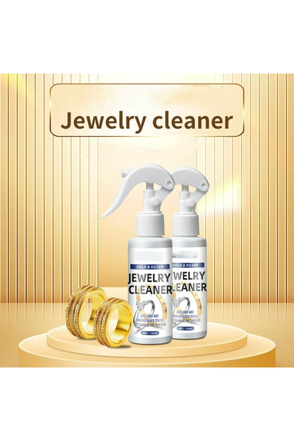 Copper & Brass Cleaner, 120ml Jewelry Cleaner for Gold, Silver, Gemstones, Watch & Rust Removal, Restores Brilliance to Jewelry, Safe for All Types of Jewelry