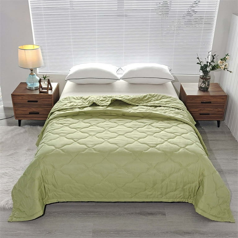 Vxdvou Down Alternative Toddler Comforter Lightweight and Warm Solid Color Baby Crib Quilted Blanket Skin friendly Plain Printed Washed Cotton Summer Quilt Ventilation Quilt 100 150cm Walmart