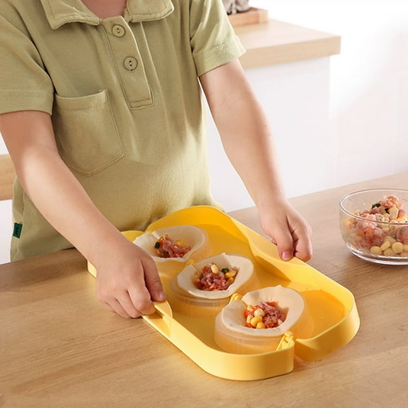 Vxdvou Dumpling Maker Press, Kitchen Tool for Quick & Uniform Dumplings, Ideal for Dumplings, Calzone, Pot Stickers & Ravioli, Easy to Use, Dishwasher Safe & Kitchen Essential