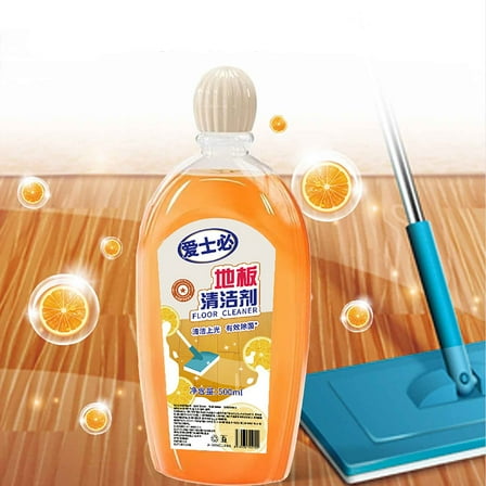 Vxdvou Floor Cleaner, Ceramic Tile Cleaning Solution, Strong Stain Removal & Quick Drying, Fresh Scent for Home, 500ml, Non-Residue Formula for Clean & Shiny Floors