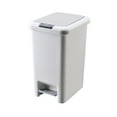 thumbnail image 1 of Vxdvou Foot-Operated Trash Can with Lid, Slim Plastic Garbage Bin for Bathroom, Kitchen & Office, Easy Open Pedal Trash Can, 2.1 Gallon Kitchen Trash Can, Gray Home & Kitchen, 1 of 8