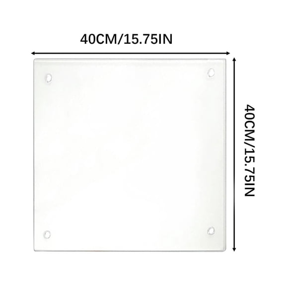 Vxdvou Kitchen Countertop with Acrylic Cutting Board, Transparent Non-Slip Cutting Board for Kitchen, Food Prep & Cooking, Durable Cutting Boards for Kitchen, Home & Restaurant Essentials