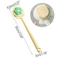 thumbnail image 1 of Vxdvou Long Handle Bath Brush with Soft Nylon Bristles, Double-Sided Back Scrubber for Exfoliation and Deep Cleaning, Hanging Storage Design for Bathroom, Comfortable Cleaning Tool for Skin Care, 1 of 3