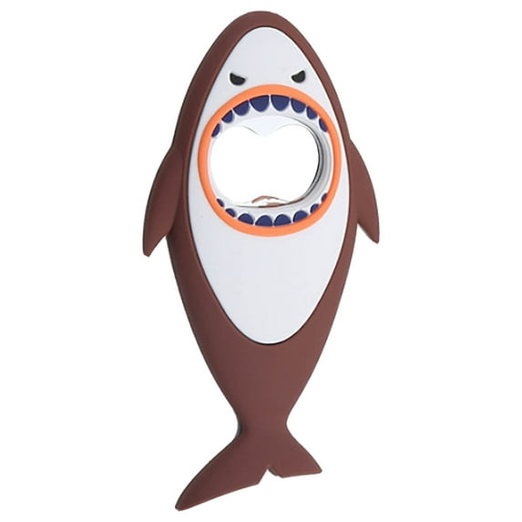 Vxdvou Magnet Corkscrew Beer Opener, Creative Bottle Opener with Strong Magnet, Easy Access Storage for Travel & Outdoor, Stainless Steel Kitchen Gadget for Home & Parties