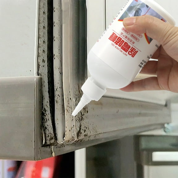 Vxdvou Molds and Mildews Cleaner Gel, 220ml for Bathroom, Tile, Grout, and Household Stain Removal, Non-Abrasive, Fast Emulsification, Refreshing Vegetation Aroma