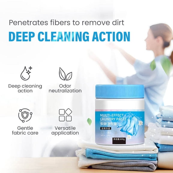 Vxdvou Multi-Effect Laundry Detergent for White Shoes, Stain Removal & Cleaning, Includes Scrubbing Brush, Non-Toxic Formula for Delicate Fabrics, Shoe Cleaning Kit for Stain Remover