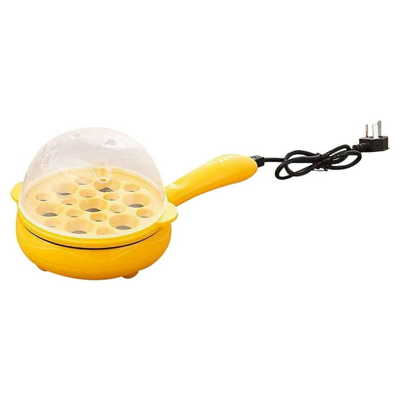 Vxdvou Multi Purpose Double Layer Cooker, Mini Fryer for Breakfast & Soup, Non-Stick Coating, Kitchen Appliances, Fast Heating, Small Power, Overheating Protection, Home & Kitchen Essentials