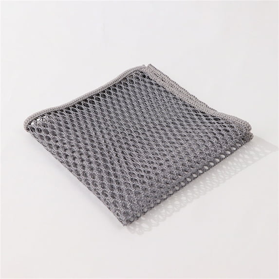 Vxdvou Multipurpose Mesh Dishwashing Rags, Upgraded Non-Scratch Dual-Layer Cleaning Rags for Wet and Dry Use, Ideal for Kitchen and Household Cleaning, Durable Metal Dishcloth for Stubborn Stains