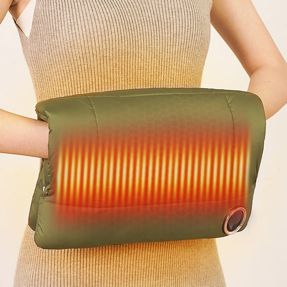 Vxdvou Portable Heated Hand Warmer, USB Powered Winter Pocket Pouch, 3 Heat Settings for Skiing, Camping, Outdoor Activities, Travel & Winter Gear, Hand Comfort & Outdoor Fun